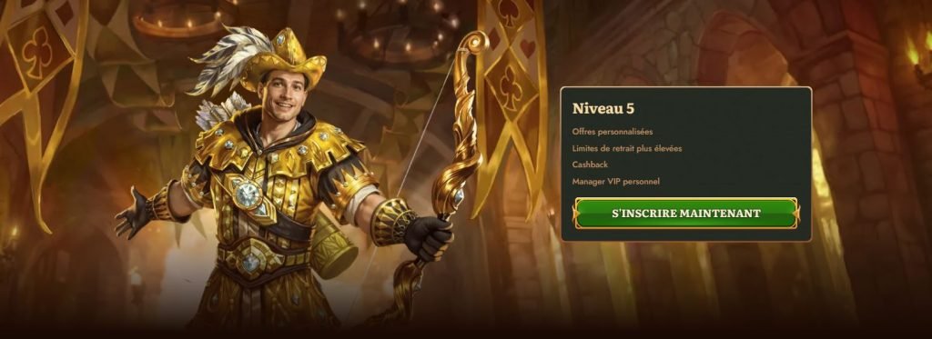 Programme Fidélité et Récompenses VIP Wild Robin Casino France