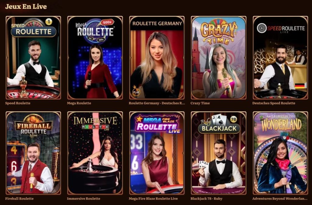 Live Casino sur Wild Robin France